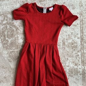 A-Line chevron dress. Lularoe Amelia